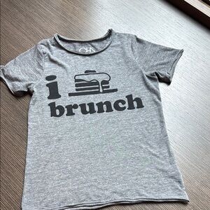 Chaser Gray 'I Brunch' Tee